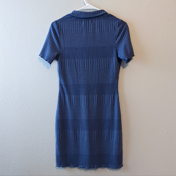 UO Lydia Collared Bodycon Mini Dress - Picture 2 of 8